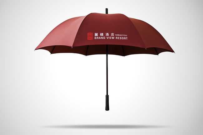 雨傘客戶案例-北投麗禧溫泉酒店形象傘